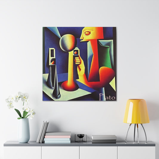 Chess on DMT Canvas Wall Art