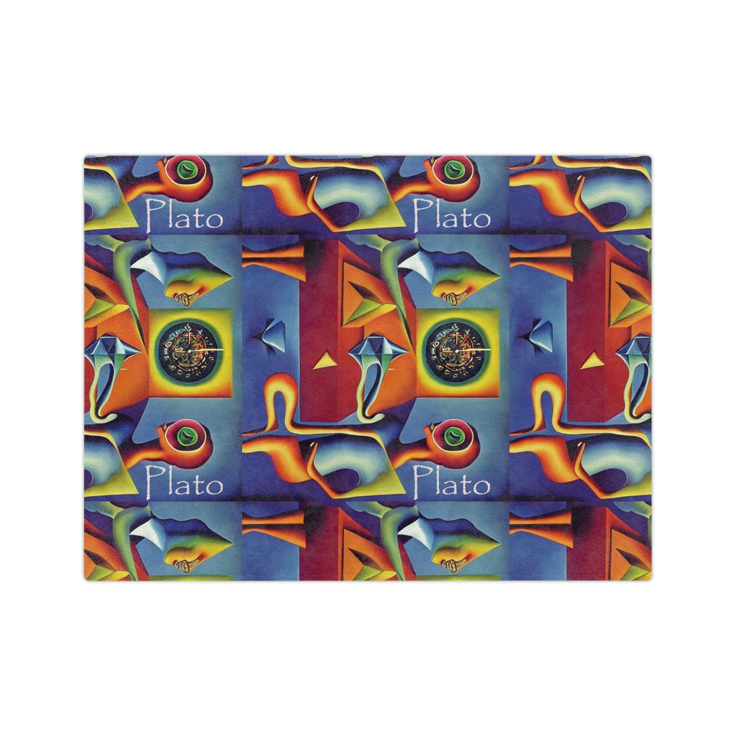 Cosmic Dialogues Velveteen Microfiber Blanket