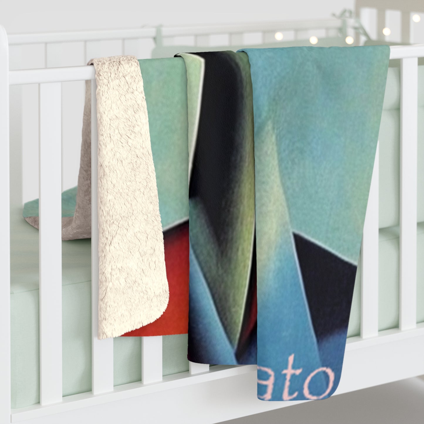 Modern Sentinel Sherpa Fleece Blanket
