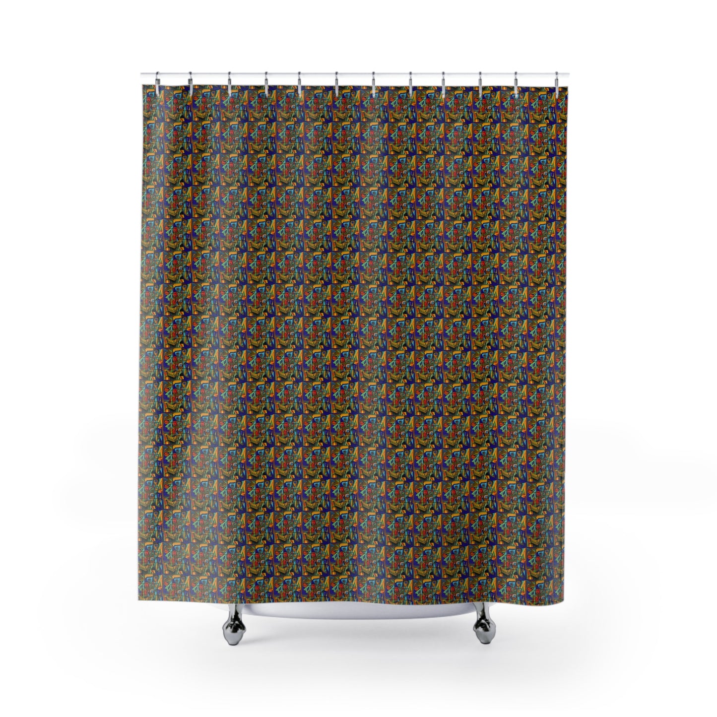 Vivid Abstractions Shower Curtain