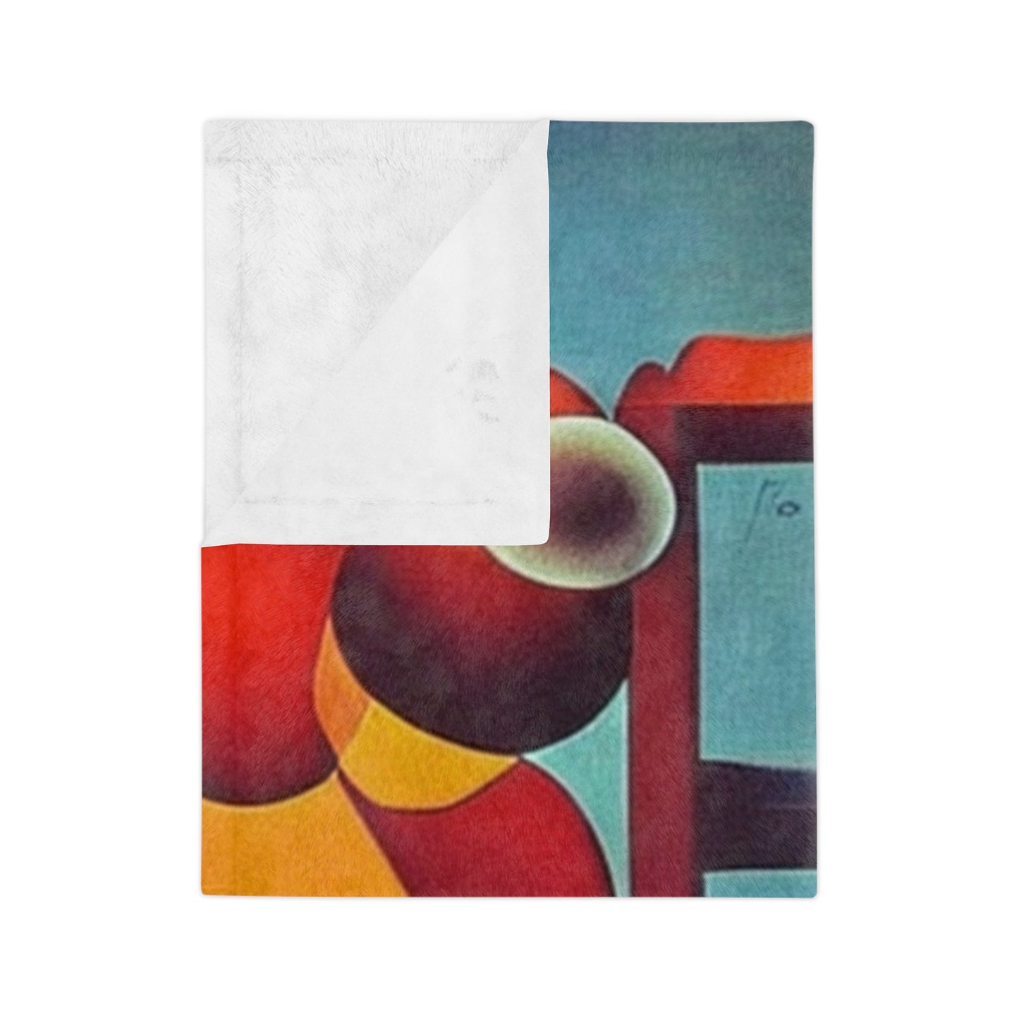 Abstract Reflections Microfiber Blanket