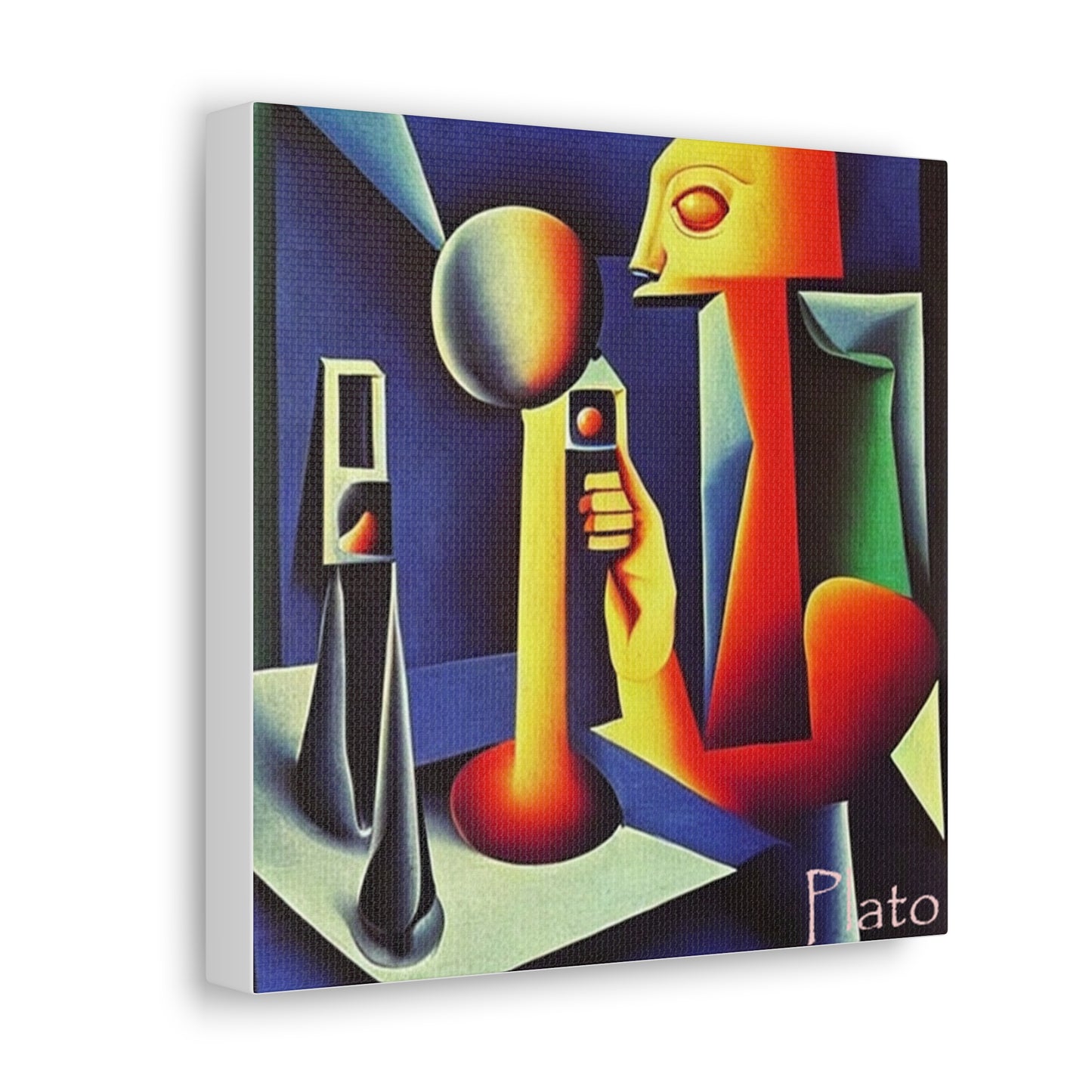 Chess on DMT Canvas Wall Art