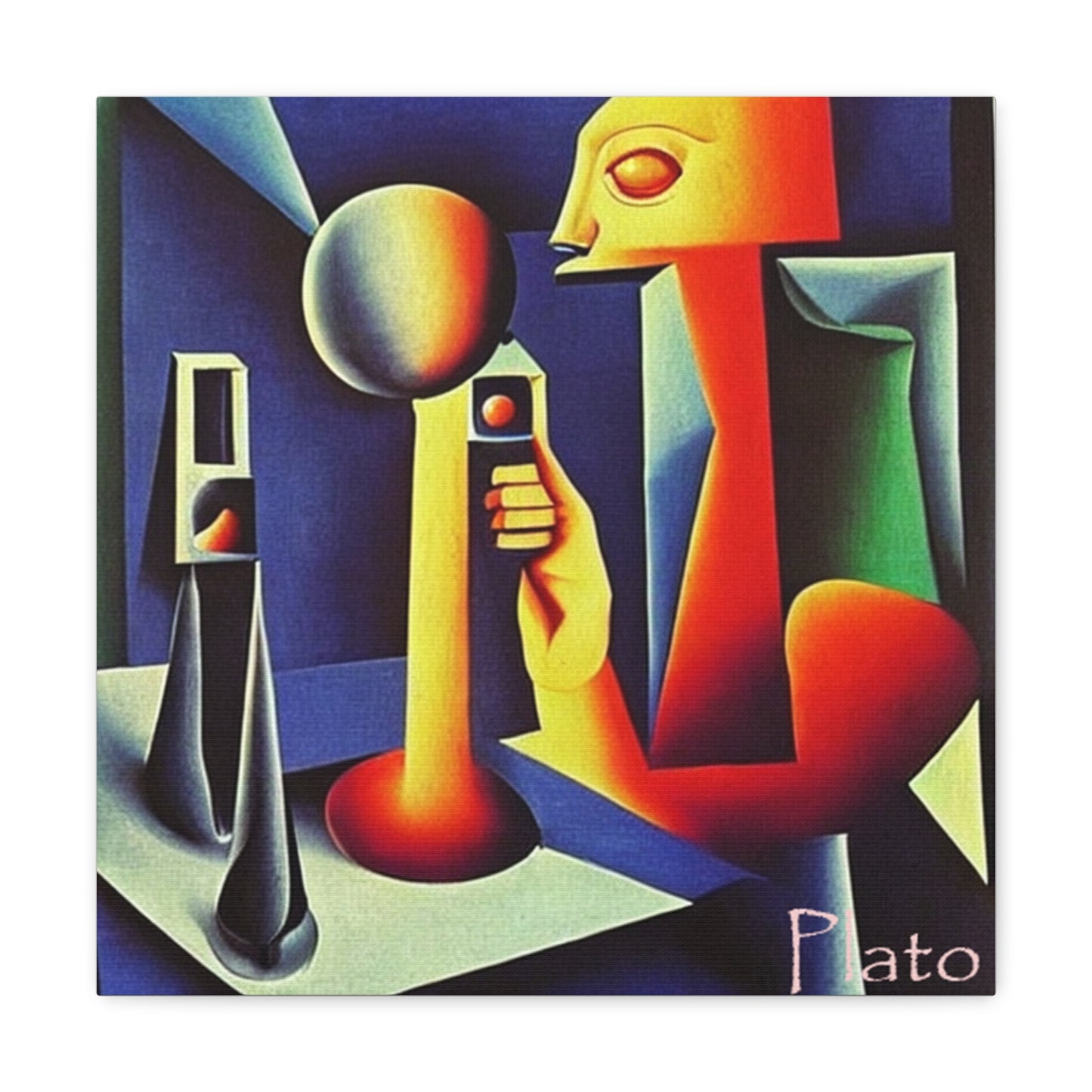 Chess on DMT Canvas Wall Art