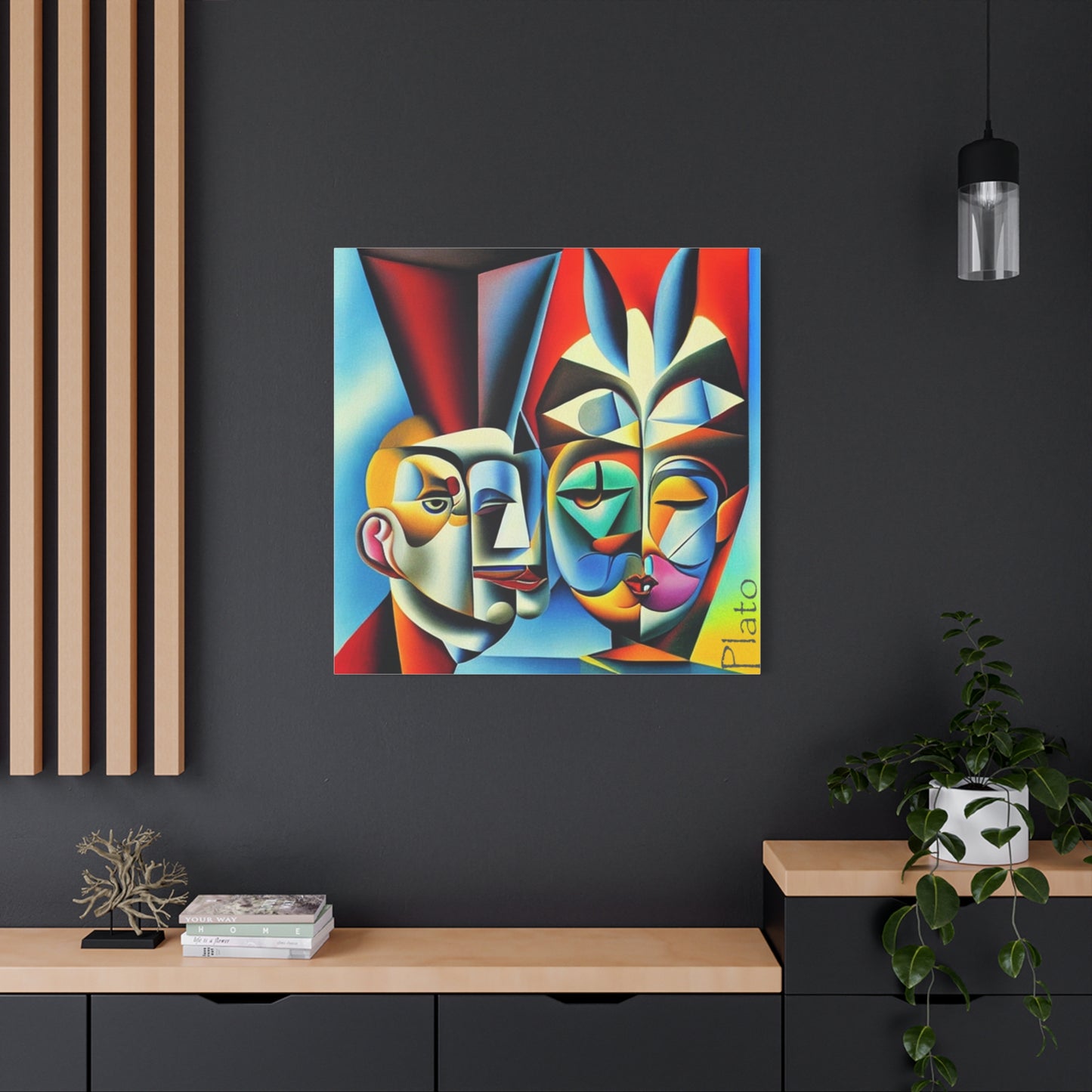 Duality of Perception on Canvas