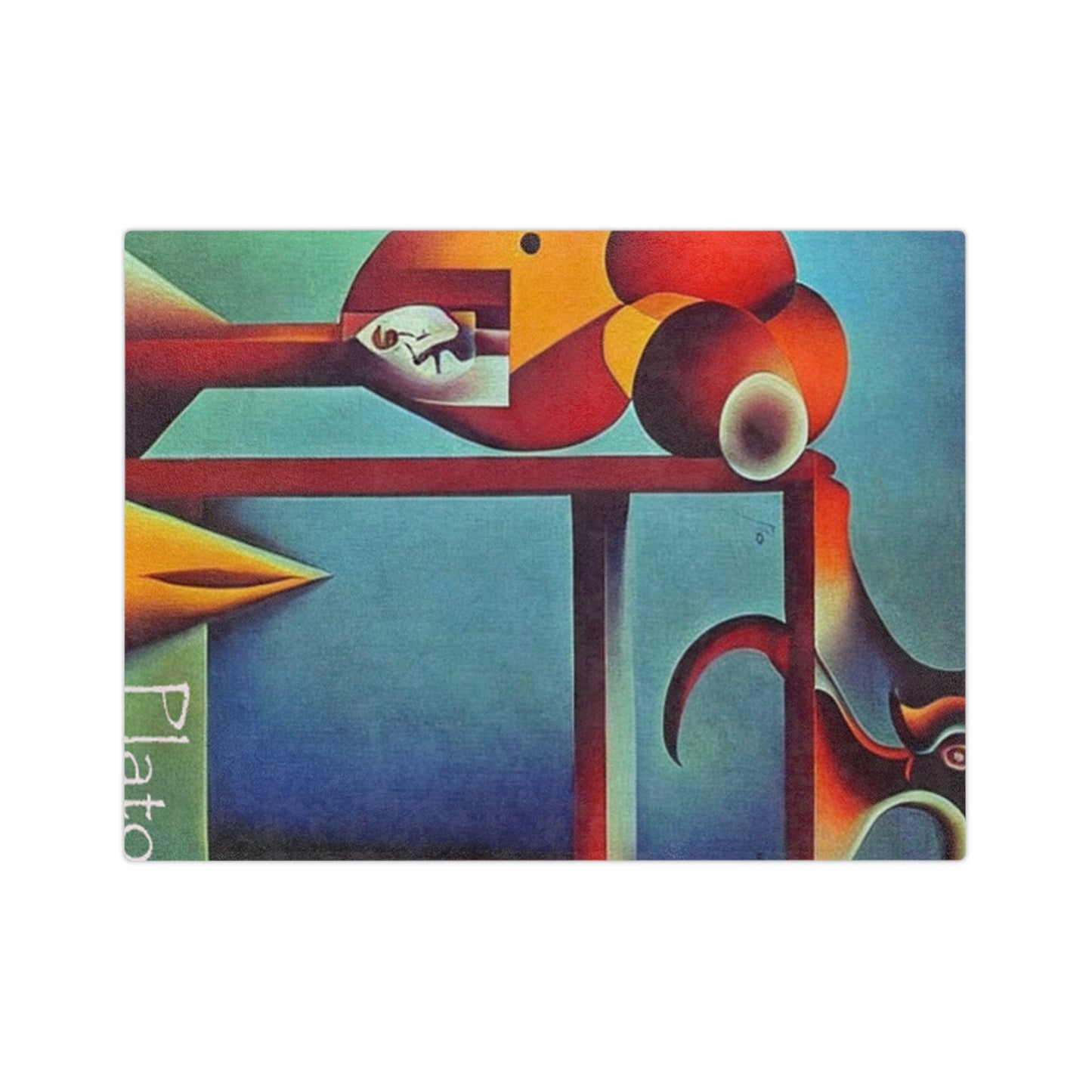 Abstract Reflections Microfiber Blanket