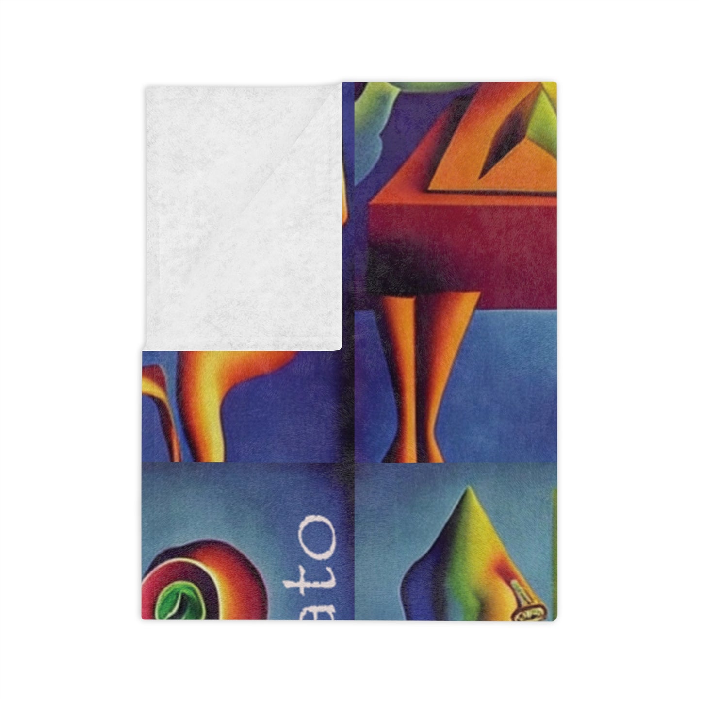 Cosmic Dialogues Velveteen Microfiber Blanket