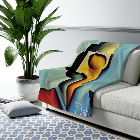 Modern Sentinel Sherpa Fleece Blanket