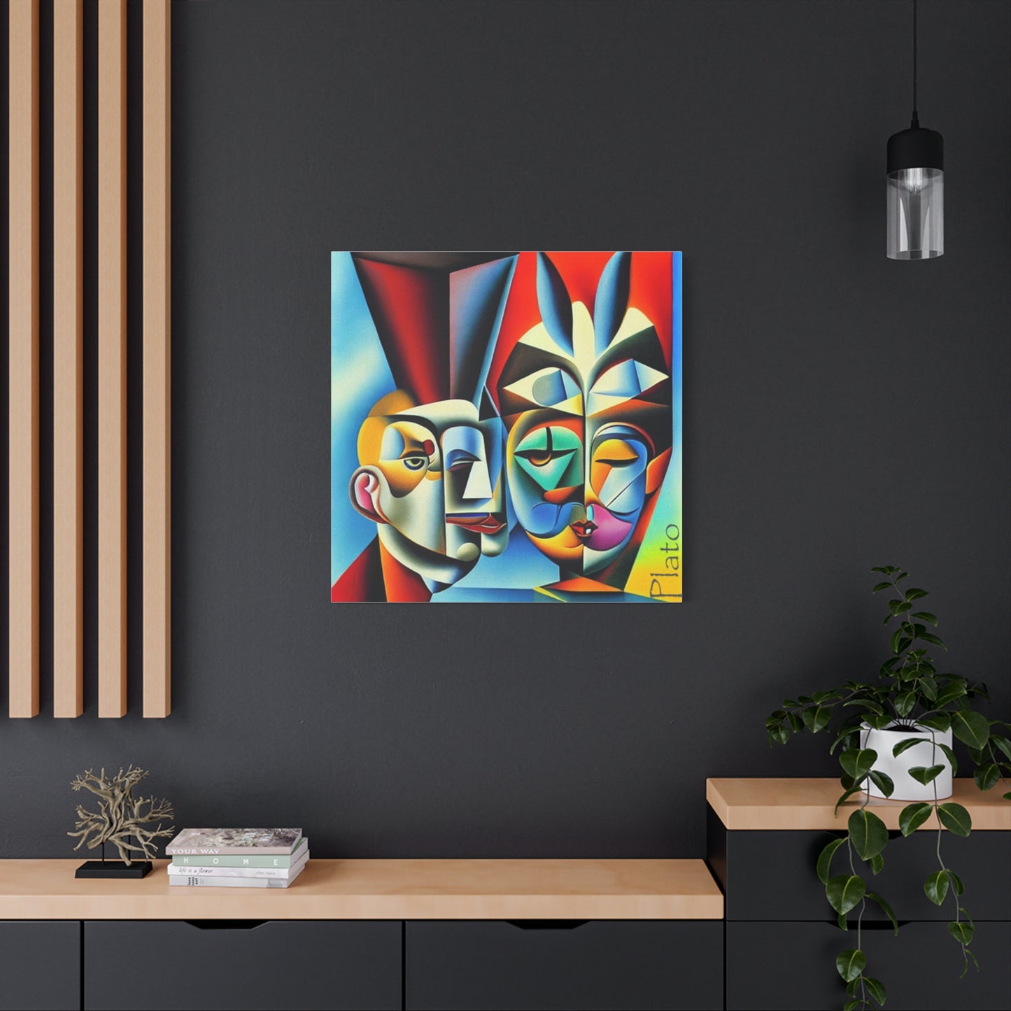 Duality of Perception on Canvas