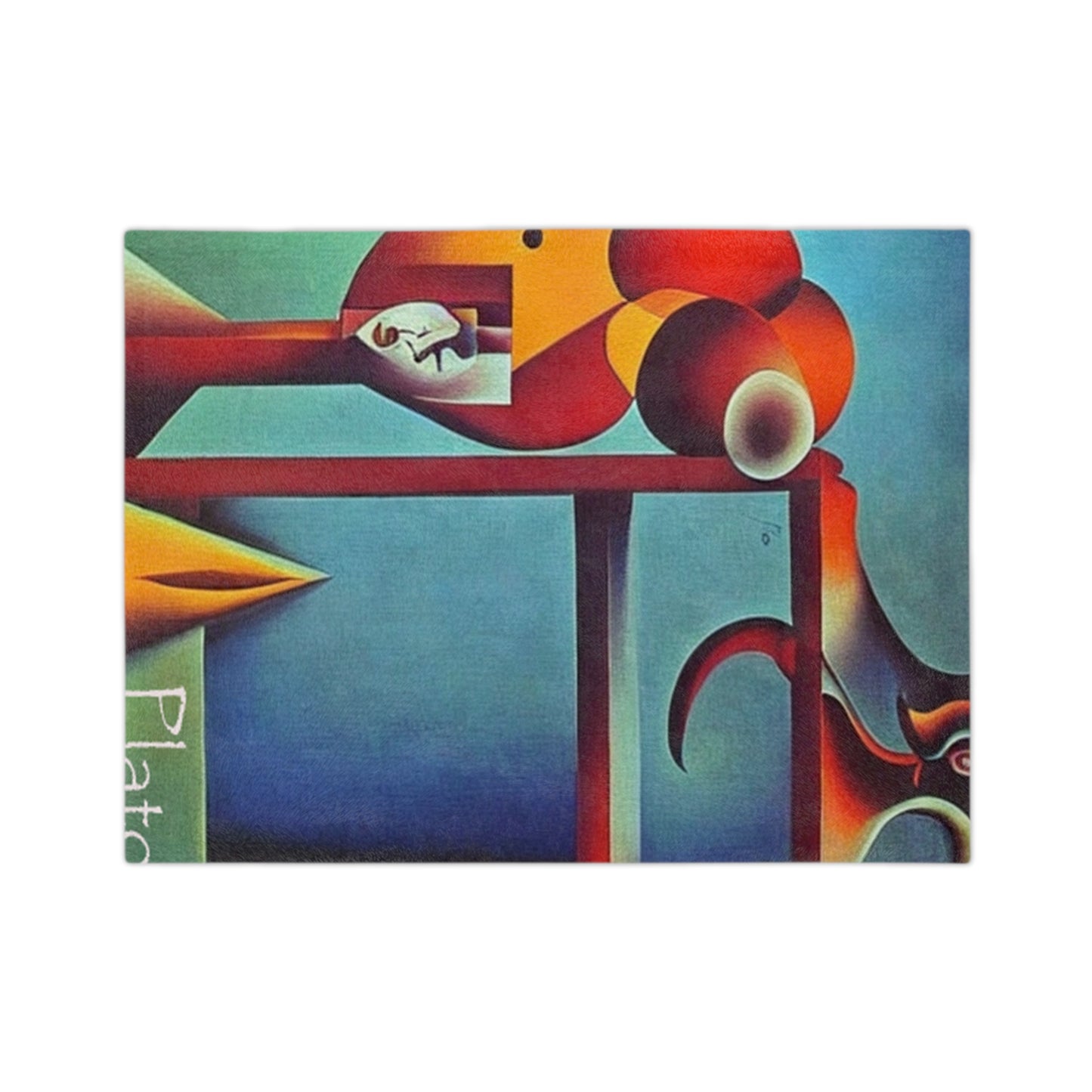 Abstract Reflections Microfiber Blanket